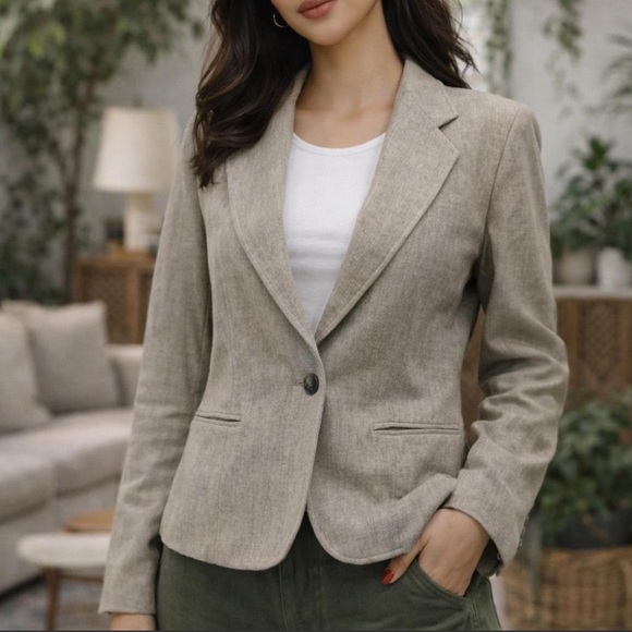 Pendleton Jackets & Blazers - Vintage Pendleton Fitted Virgin Wool Blazer (60s–70s)